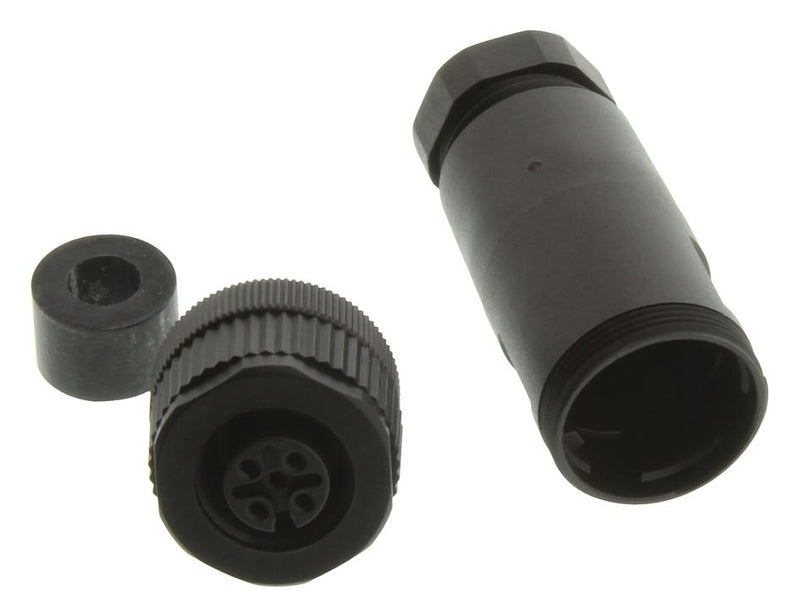TURCK B 8151-0/PG9 SENSOR CONNECTOR, M12, RCPT, 5POS, CABLE