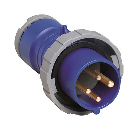 AMPHENOL SINE/TUCHEL 2CMA100334R1000 CONN, MAIN PLUG, 3P4W, 30A, 250V, BLUE