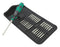 WERA 05051066001 Screwdriver Set, Bit holding/Phillips/Torx/Hex/Slotted/Square Bits/Fastener Strip, 15 Pieces