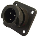 ITT CANNON CA3102E10SL-3PB Circular Connector, CA Series, MIL-DTL-5015 Series, Box Mount Receptacle, 3 Contacts, Solder Pin