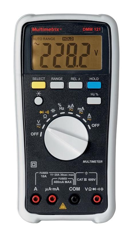CHAUVIN ARNOUX DMM121 DMM, HANDHELD, 10A, 600V, 4000 COUNT