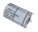KEMET PEH227NKP3750QE4 Electrolytic Capacitor, 750 µF, 80 V, -10%, +30%, Soldering Star, 2000 hours @ 150°C, Polar