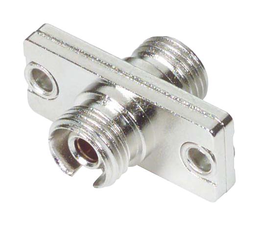 L-COM FOA-013 Fiber Optic Adapter, FC Simplex, FC Simplex, Jack, Jack, Straight Panel Adapter