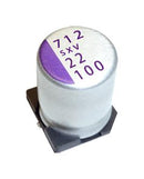 PANASONIC 80SXV27MX Polymer Aluminium Electrolytic Capacitor, 27 µF, 80 V, Radial Can - SMD, 0.055 ohm