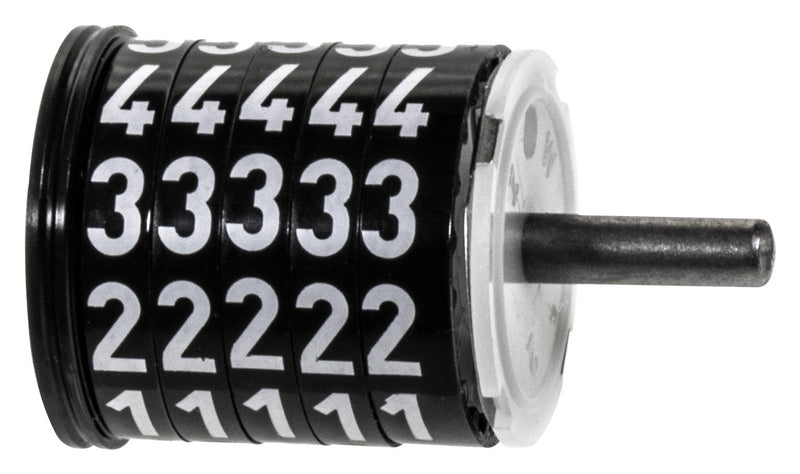HENGSTLER 301405 Stroke Counter, 5 Digit, 4.2 mm, Type 301 Series