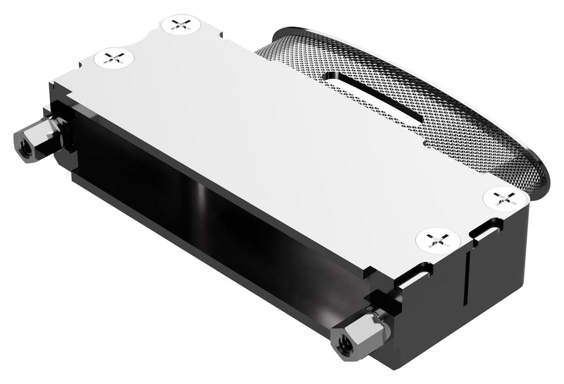 POSITRONIC D37000AWNT20/AA D SUB BACKSHELL, 180DEG, SIZE DC, ALUM