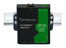 BRAINBOXES SW-084 Switch, 5 Ports, Industrial, Gigabit Ethernet, DIN Rail / Wall, RJ45 x 4, SFP x 1