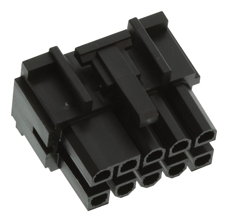 MOLEX 15-97-5101 Connector Housing, Mini-Fit TPA2 30067 Series, Receptacle, 10 Ways, 4.2 mm