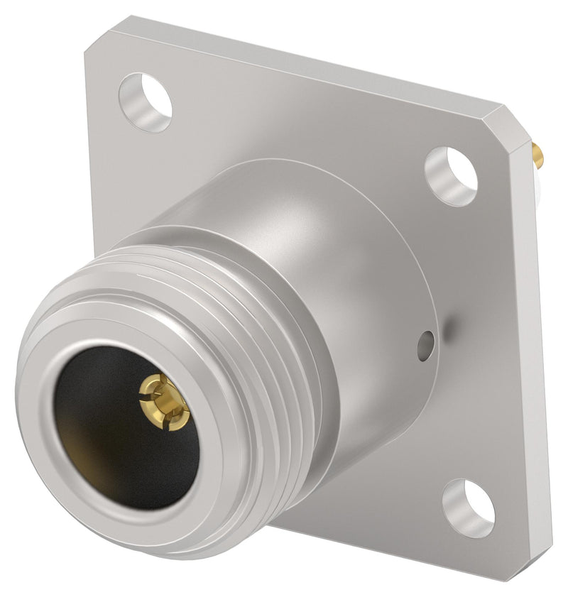 TE CONNECTIVITY 2492484-1 RF COAX CONN, N FLANGED JACK, 50 OHM