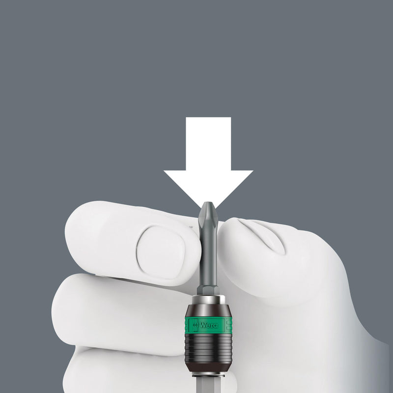 WERA 05051493001 Bit Holder, 1/4" Hex Bits, 123.5mm, Screwdriver
