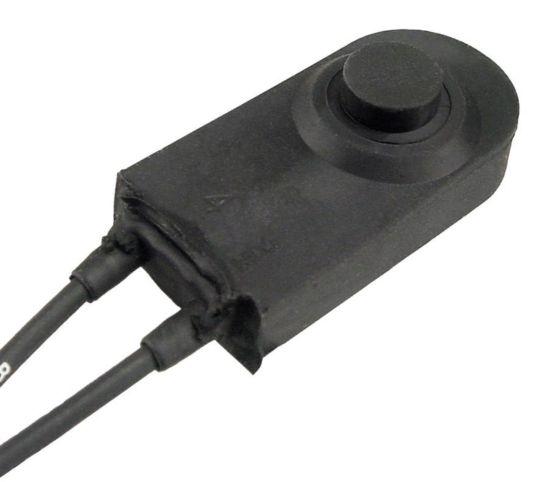 VARIOHM GROUP B7151-534 Pushbutton Switch, Sealed, SPST-NO, Momentary, Round, Black