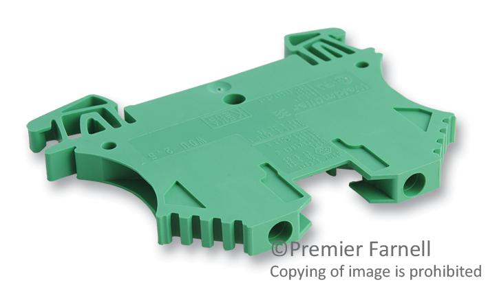 WEIDMULLER 1020090000 TERMINAL BLOCK, DIN RAIL, 2 POSITION, 30-12AWG
