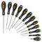 STANLEY FAT MAX FMHT65426-0 Screwdriver Set, 12 Pieces, 3 x Parallel/3 x Flared/PH0,PH1, PH2 Philips/PZ0, PZ1, PZ2 Pozi