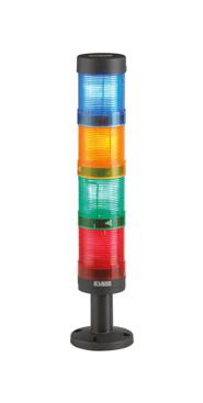 MULTICOMP PRO MP-50LR2W Tower Light LED Unit, Blinking, Red, 110 VAC, IP65, NEMA 1/2/3/3R/4/4X/12/13, 68mm H, 50mm Lens