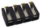 KYOCERA AVX 9155002401006 Battery Connector, 9155 Series, Removable, 125V AC, 4mm Pitch, 2 Contacts, Gold Plated, Half Spring
