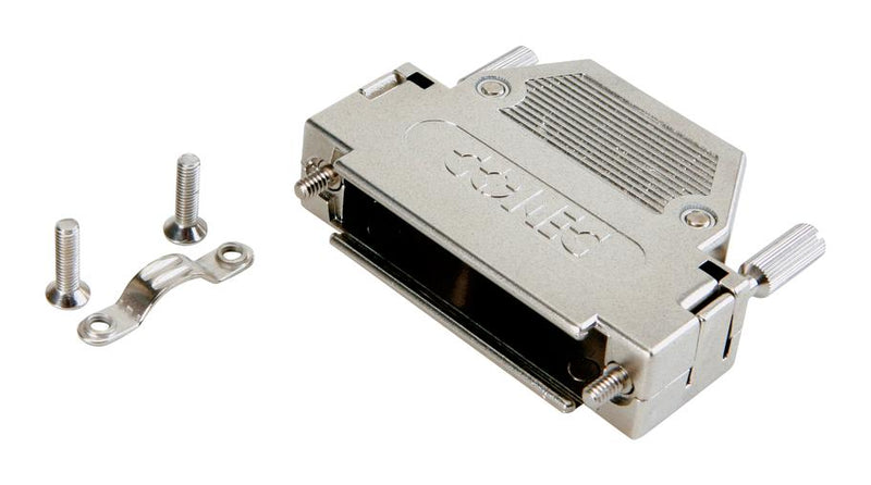 AMPHENOL CONEC 165X10919XE D Sub Backshell, 15Pos, DA, 180&deg;, Metallised ABS (Acrylonitrile Butadiene Styrene) Body