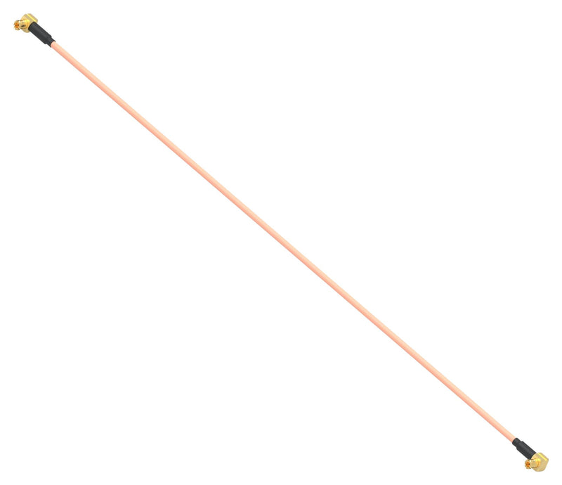 TE CONNECTIVITY 2480655-2. RF CABLE ASSY, R/A MCX PLUG-PLUG, 12"