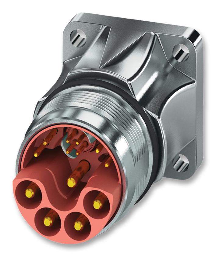 PHOENIX CONTACT 1621570 Circular Connector, Circular Industrial, M23 Hybrid Series, Flange Mount Receptacle, 13 Contacts