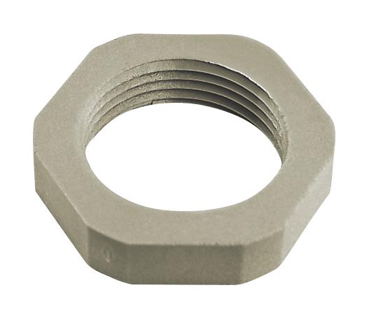 ALTECH 7211 497 GLAND LOCKNUT, NYL 6, BLK, 3/4" NPT THK