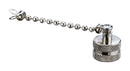 AMPHENOL LTW CAP-WBDMSPB2 Dust Cap / Cover, IP67, Cap with Chain, Amphenol M12 Plug Connectors, Brass, Nickel Plating Body