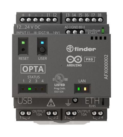 ARDUINO AFX00002 Arduino Board Module, Opta Wifi, STM32H747XI, 32 bit, ARM Cortex-M4/Cortex-M7