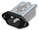 EPCOS B84771M0015A000 Filtered IEC Power Entry Module, IEC C14, Medical, 15 A, 250 VAC