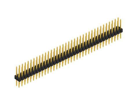 FISCHER ELEKTRONIK SL 2 078 72 G Pin Header, Board-to-Board, Wire-to-Board, 2.54 mm, 2 Rows, 72 Contacts, Through Hole Straight