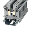 MULTICOMP PRO MP012871 DIN Rail Mount Terminal Block, 2 Ways, 24 AWG, 10 AWG, 4 mm&sup2;, Screw, 32 A