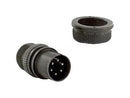 AMPHENOL INDUSTRIAL AIT6AA22-1PC Circular Connector, AIT Series, MIL-DTL-5015 Series, Straight Plug, 2 Contacts, Crimp Pin, Threaded