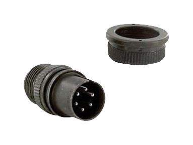 AMPHENOL INDUSTRIAL AIT6LA24-28P0T Circular Connector, MIL-DTL-5015 Equivalent, Circular, AIT Series, Straight Plug, 24 Contacts