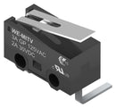 WURTH ELEKTRONIK 463092691402 Microswitch, Standard, Straight Lever, SPDT, PC Pin, Right Angle, 2 A, 30 V