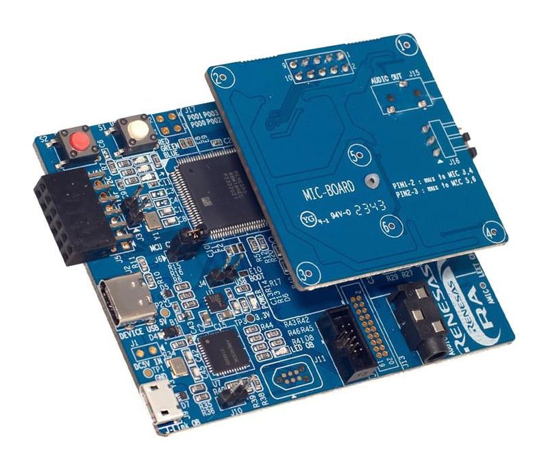 RENESAS RTK0EG0005D00001BE Reference Design Kit, RA8M1, RA Family, ARM Cortex-M85, Mic Board, Micro USB Device Cable