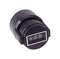 ETI SYSTEMS DC27L-1/4 COUNTING DIAL TURNS DIA1-116IN     27MM, PANEL- 1.24 IN 31.5MM, BLACK 68AK3247