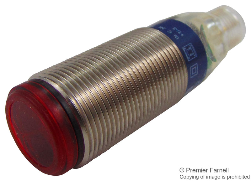 TELEMECANIQUE SENSORS XS612B1NAM12 Inductive Proximity Sensor, OsiSense XS 612 Series, 4 mm, NPN, NO, M12 Connector, 12-48V