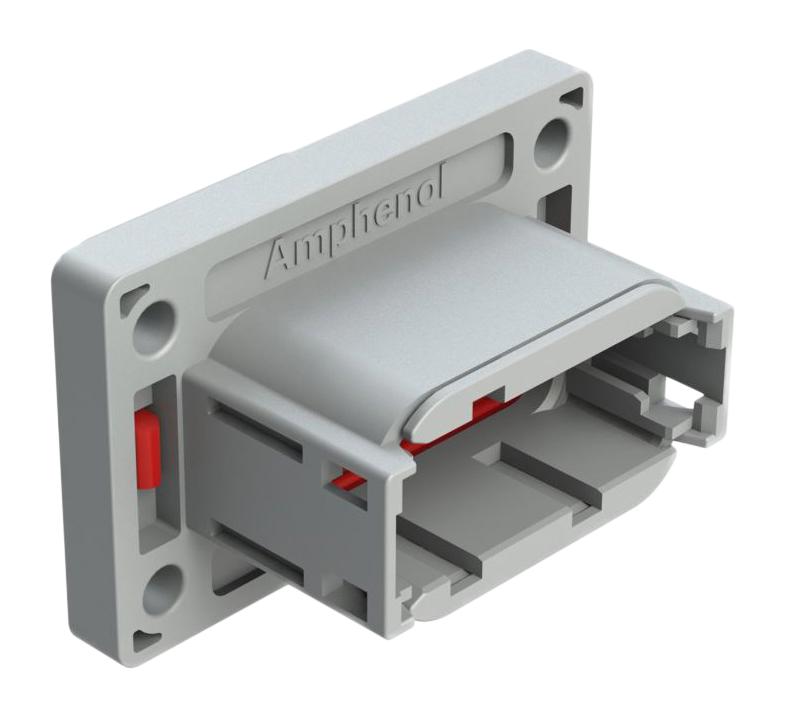 AMPHENOL SINE/TUCHEL ATM04-12PA-PM31 Automotive Connector Housing, Keyed A, Grey, PanelMate ATM Series, Receptacle, 12 Ways