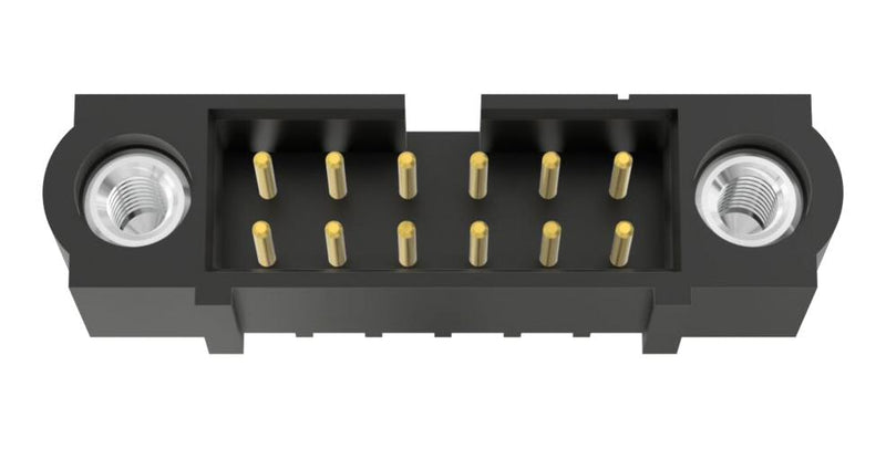HARWIN M80-5091242 Pin Header, Wire-to-Board, 2 mm, 2 Rows, 12 Contacts, Through Hole Straight