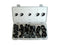 MULTICOMP PRO MP014764 Rubber Insulated Clamp, 42 Pieces of 1/4", 5/16", 3/8", 1/2", 5/8" Clamp Assortment
