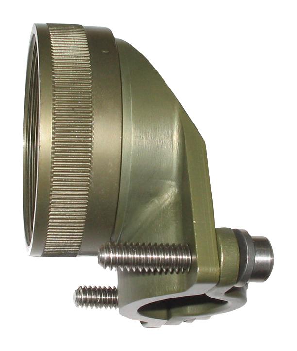 AMPHENOL INTERCONNECT INDIA M85049/124S17W Circular Connector Clamp, Right Angle, 17, Aluminium Alloy, MIL-85049 Series