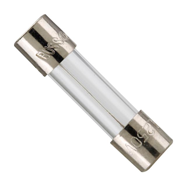 EATON S506-100-R Fuse, Cartridge, Time Delay, 100 mA, 250 V, 5mm x 20mm, 0.2" x 0.79", S506 Series