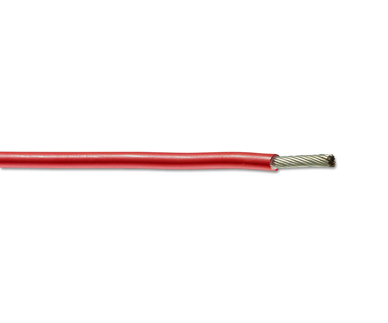 RAYCHEM - TE CONNECTIVITY 44A0111-16-2 Wire, Stranded, Hook Up, Spec44, PVF2, Red, 16 AWG, 1.31 mm&sup2;, 328 ft, 100 m 2820023007