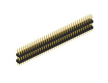 FISCHER ELEKTRONIK SL 6 097 72 G Pin Header, Board-to-Board, Wire-to-Board, 2.54 mm, 2 Rows, 72 Contacts, Through Hole Straight