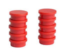 ECLIPSE MAGNETICS RM765/R Marker Magnet, Ferrite, 20 mm Diameter x 7mm Height, Red