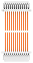 TE CONNECTIVITY 2405396-6 Cable Assembly, CN1 Connector to CN2 Connector, 12 Ways, 1 mm, 1 Row, 300 mm, 11.8 "