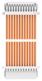 TE CONNECTIVITY 2405396-6 Cable Assembly, CN1 Connector to CN2 Connector, 12 Ways, 1 mm, 1 Row, 300 mm, 11.8 "