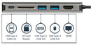 STARTECH DKT30CSDHPD3 USB-C Multiport with 4K HDMI Adaptor and USB 3.0 Power Delivery, Space Grey GTIN UPC EAN: 0065030880022
