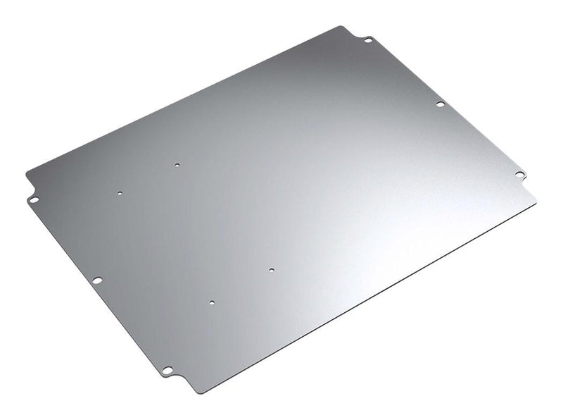 ROSE 10011018 Plate, Mounting, Rose 01.234011 Aluminium Standard Enclosure, 2 mm, 380 mm