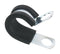 ESSENTRA COMPONENTS SPN-8 CBL CLAMP, SCREW, BLACK, STEEL/ELASTOMER