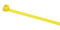 HELLERMANNTYTON T120R.NY3P Cable Tie, Inside Serrated, Nylon 6.6 (Polyamide 6.6), Yellow, 387 mm, 7.6 mm, 100 mm, 535 N