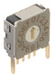 NKK SWITCHES FD01FR16H ROTARY CODED SWITCH, 16POS, 20V, R/A TH