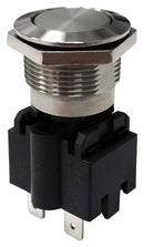 MULTICOMP PRO MP-PB7-05B22FR Vandal Resistant Switch, 0.748 ", SPST-NO, Latching, Round Flat, Natural